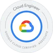 GCP Associate Cloud Engineer certification badge