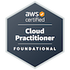 AWS Certified Cloud Practitioner certification badge