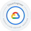 GCP Associate Cloud Engineer certification badge